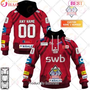 Deutsche Eishockey Liga Fischtown Pinguins Home Jersey Style 3D Hoodie Deutsche Eishockey Liga Fischtown Pinguins Home Jersey Style 3D Hoodie