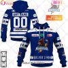 Deutsche Eishockey Liga Grizzlys Wolfsburg Home Jersey Style 3D Hoodie Deutsche Eishockey Liga Grizzlys Wolfsburg Home Jersey Style 3D Hoodie