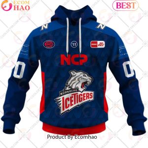 Deutsche Eishockey Liga Nurnberg Ice Tigers Home Jersey Style 3D Hoodie Deutsche Eishockey Liga Nurnberg Ice Tigers Home Jersey Style 3D Hoodie