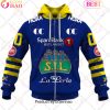 Personalized EHL Stjernen Hockey 2324 Home Jersey Style 3D Hoodie Personalized EHL Stjernen Hockey 2324 Home Jersey Style 3D Hoodie