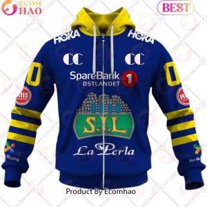 Personalized EHL Storhamar Hockey 2324 Home Jersey Style 3D Hoodie