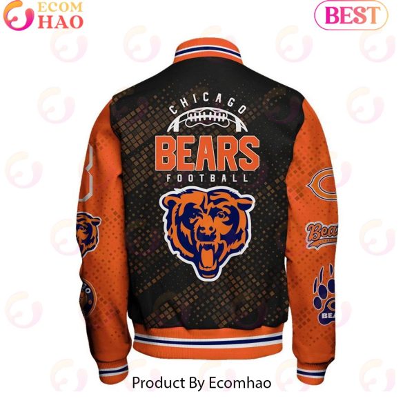 NFL Chicago Bears Baseball Jacket, Sport Jacket, FootBall Fan Gifts