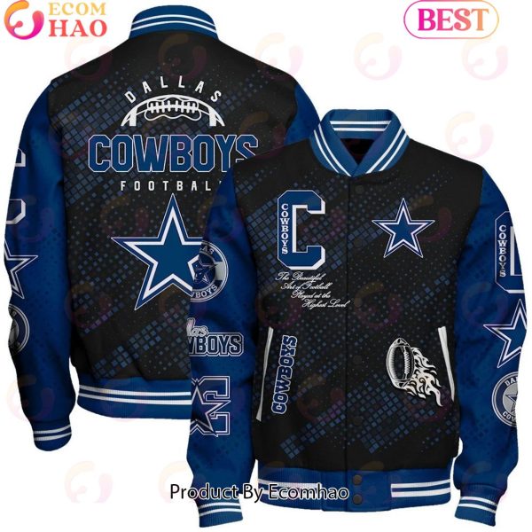 NFL Dallas Cowboys Baseball Jacket, Sport Jacket, FootBall Fan Gifts