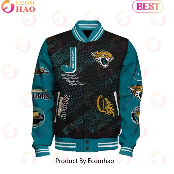 NFL Jacksonville Jaguars Baseball Jacket, Sport Jacket, FootBall Fan Gifts