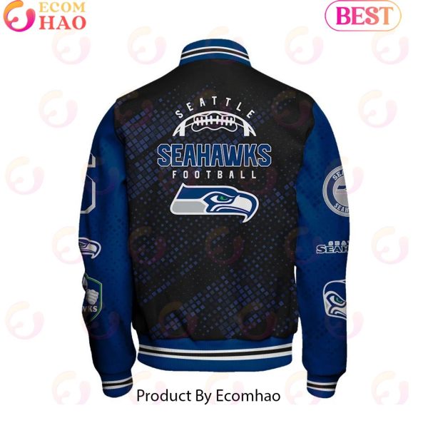 NFL Seattle Seahawks Baseball Jacket, Sport Jacket, FootBall Fan Gifts