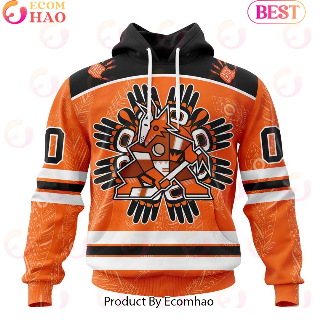 Personalized NHL Arizona Coyotes Special National Day For Truth And Reconciliation Design 3D Hoodie