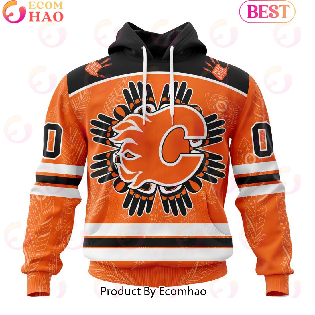 Personalized NHL Calgary Flames Special National Day For Truth And Reconciliation Design 3D Hoodie