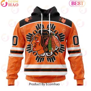 Personalized NHL Chicago Blackhawks Special National Day For Truth And Reconciliation Design 3D Hoodie