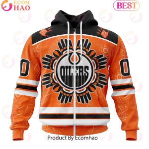 Personalized NHL Edmonton Oilers Special National Day For Truth And Reconciliation Design 3D Hoodie