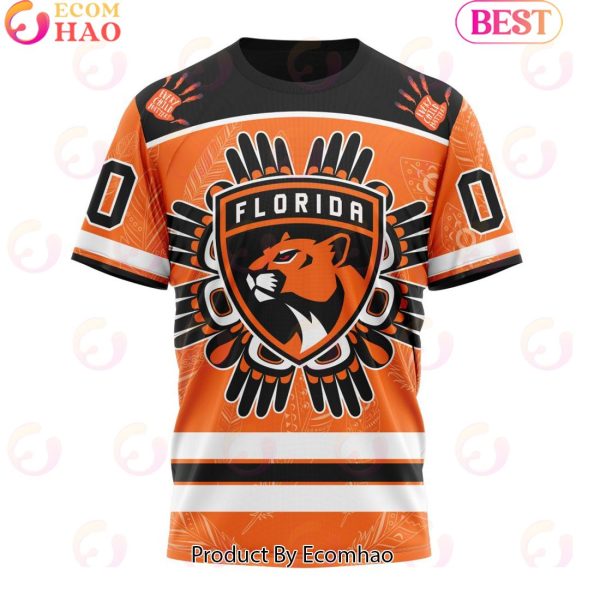 Personalized NHL Florida Panthers Special National Day For Truth And Reconciliation Design 3D Hoodie