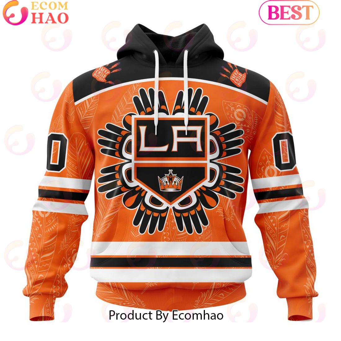 Personalized NHL Los Angeles Kings Special National Day For Truth And Reconciliation Design 3D Hoodie