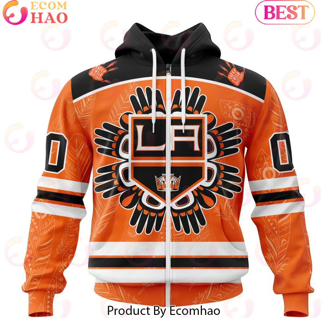 Personalized NHL Los Angeles Kings Special National Day For Truth And Reconciliation Design 3D Hoodie