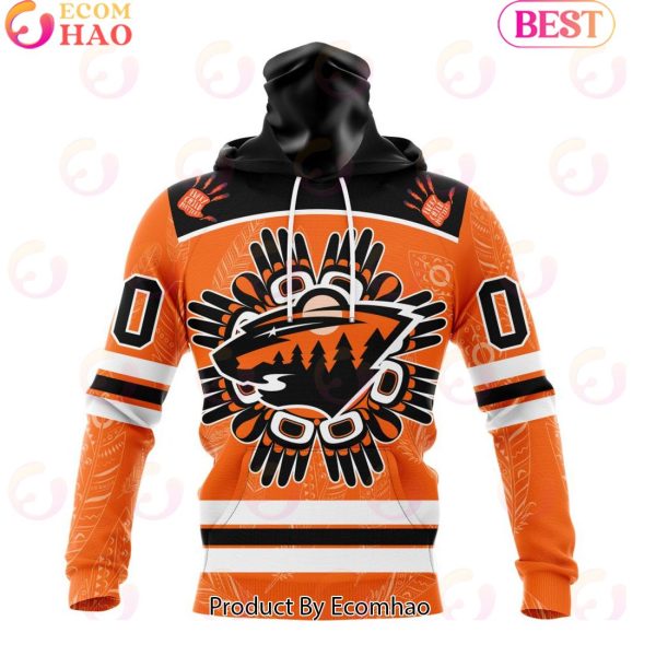 Personalized NHL Minnesota Wild Special National Day For Truth And Reconciliation Design 3D Hoodie