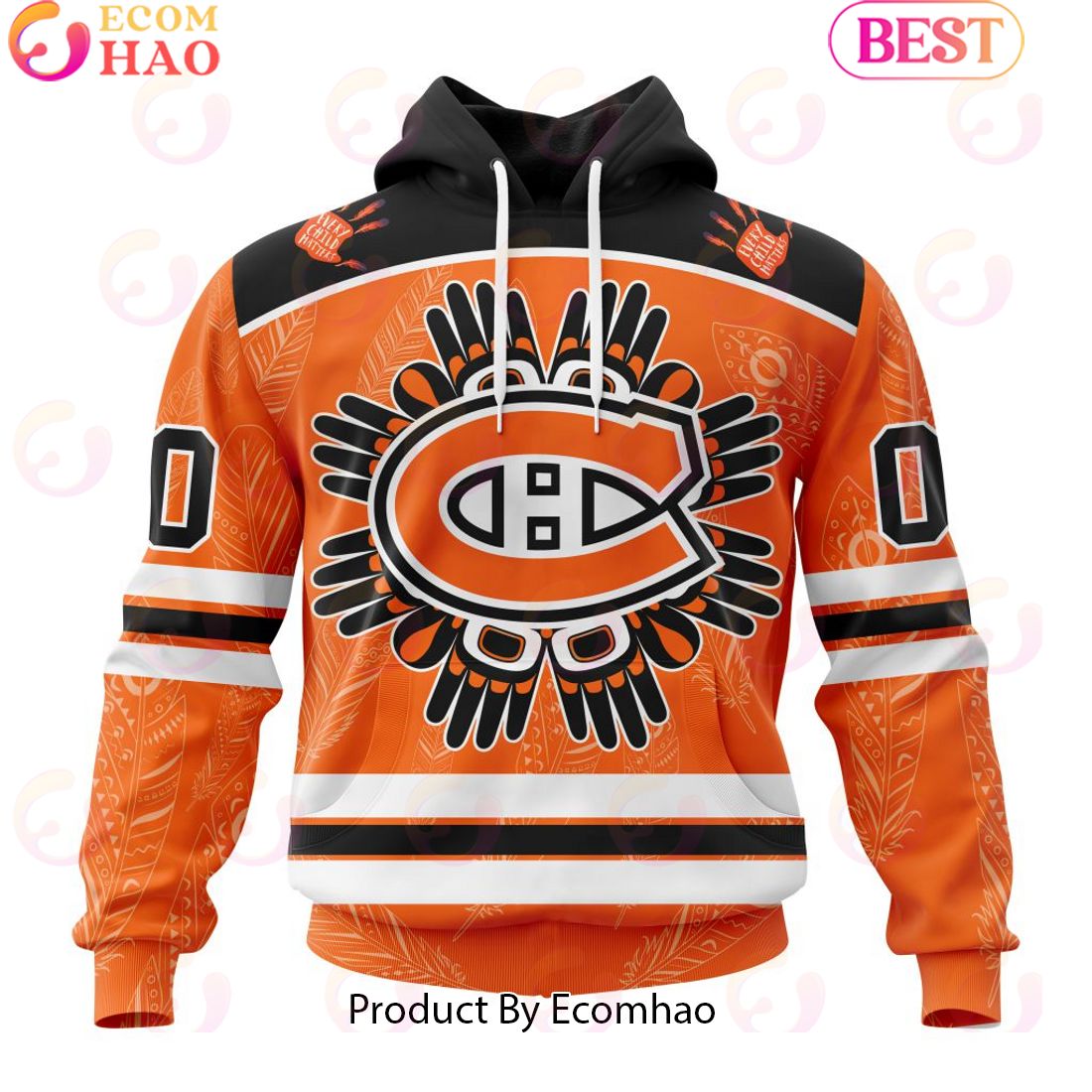 Personalized NHL Montreal Canadiens Special National Day For Truth And Reconciliation Design 3D Hoodie