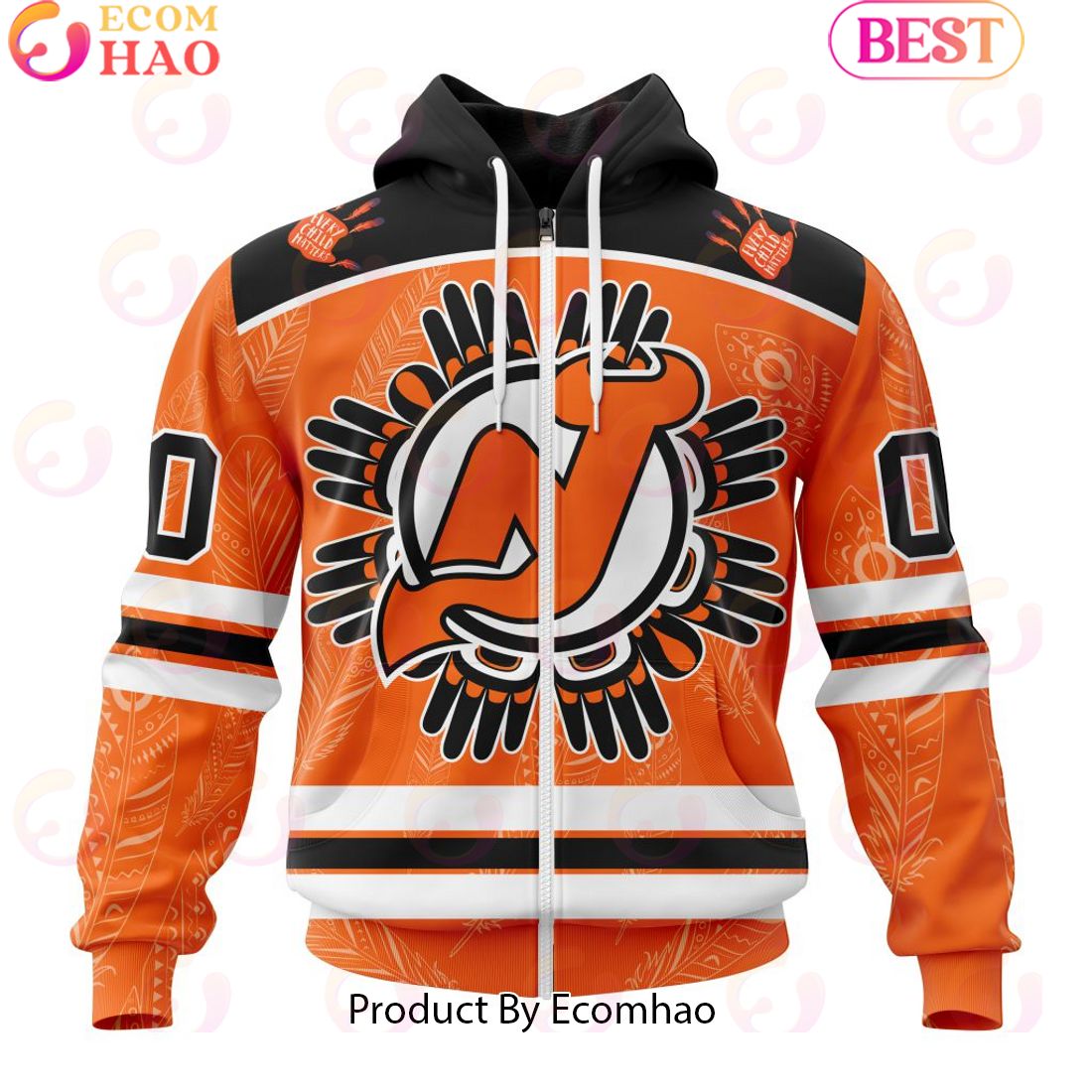 Personalized NHL New Jersey Devils Special National Day For Truth And Reconciliation Design 3D Hoodie