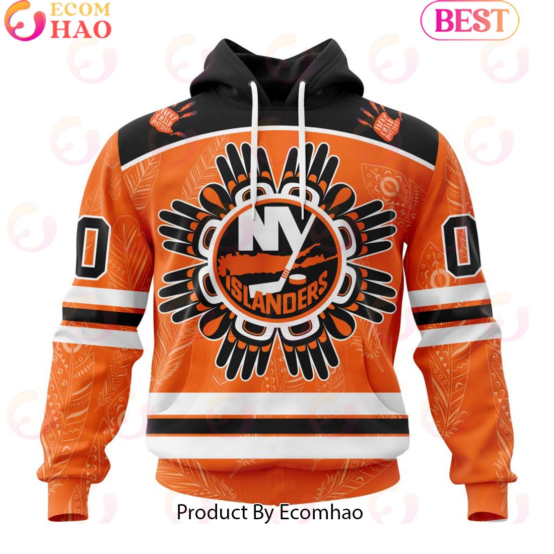 Personalized NHL New York Islanders Special National Day For Truth And Reconciliation Design 3D Hoodie