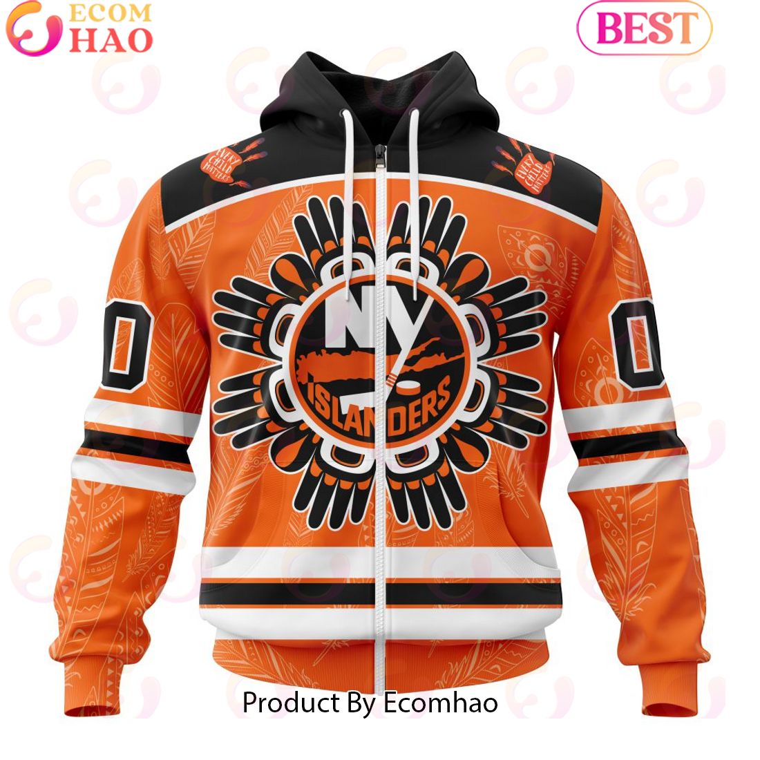 Personalized NHL New York Islanders Special National Day For Truth And Reconciliation Design 3D Hoodie