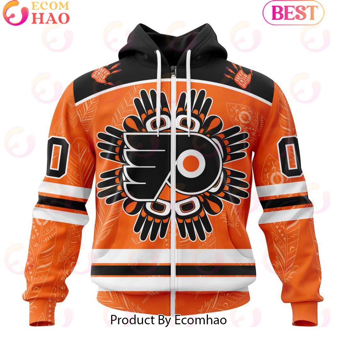 Personalized NHL Philadelphia Flyers Special National Day For Truth And Reconciliation Design 3D Hoodie