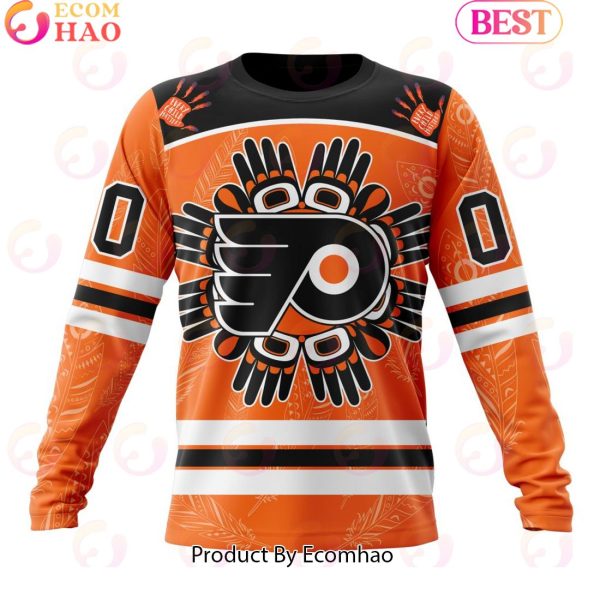 Personalized NHL Philadelphia Flyers Special National Day For Truth And Reconciliation Design 3D Hoodie
