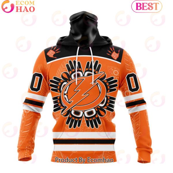 Personalized NHL Tampa Bay Lightning Special National Day For Truth And Reconciliation Design 3D Hoodie