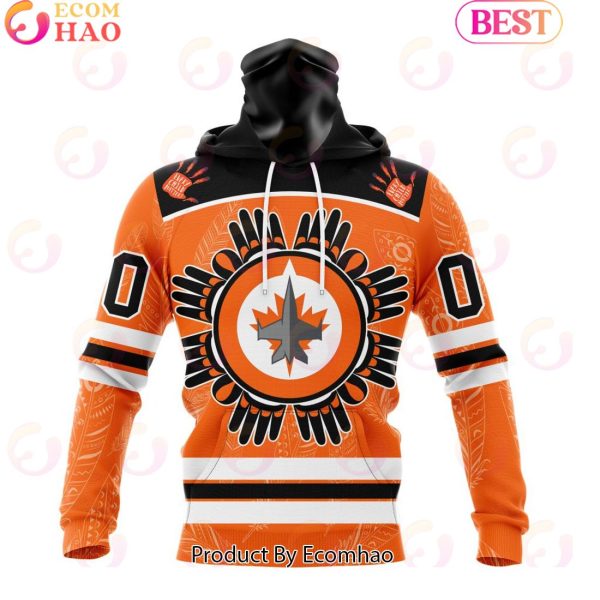 Personalized NHL Winnipeg Jets Special National Day For Truth And Reconciliation Design 3D Hoodie