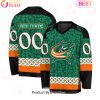 NHL Colorado Avalanche Special St.Patrick’s Day Design Vneck Long Sleeve Shirt