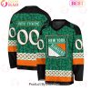 NHL New York Islanders Special St.Patrick’s Day Design Vneck Long Sleeve Shirt