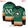 NHL San Jose Sharks Special St.Patrick’s Day Design Vneck Long Sleeve Shirt