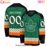 NHL Vancouver Canucks Special St.Patrick’s Day Design Vneck Long Sleeve Shirt
