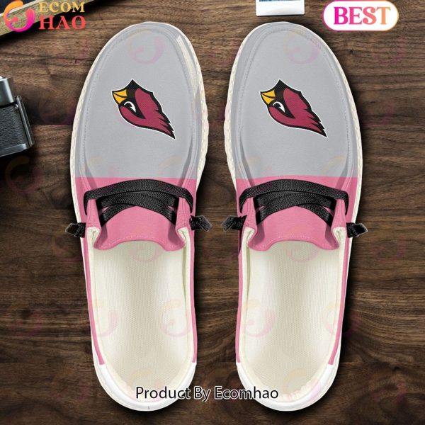 NFL Arizona Cardinals Pink Hey Due Shoes Custom Name Perfect Gift