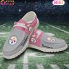 NFL San Francisco 49ers Pink Hey Due Shoes Custom Name Perfect Gift