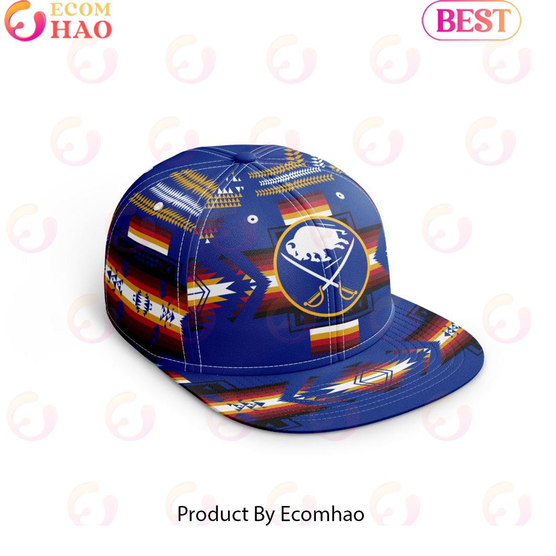 NHL Buffalo Sabres Special Snapback With Native Pattern Design Cap