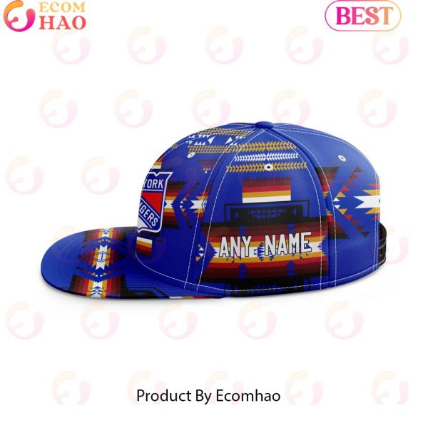 NHL New York Rangers Special Snapback With Native Pattern Design Cap