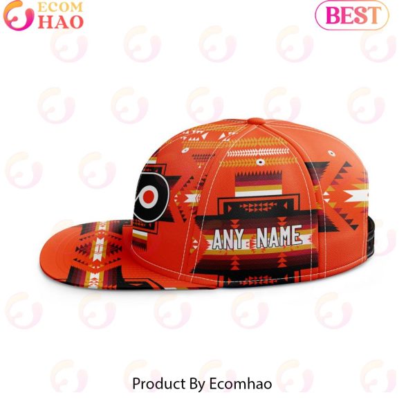 NHL Philadelphia Flyers Special Snapback With Native Pattern Design Cap