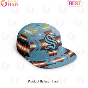NHL Seattle Kraken Special Snapback With Native Pattern Design Cap