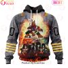 Personalized Boston Bruins Special Mix KISS Band Design 3D Hoodie