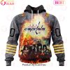 Personalized Winnipeg Jets Special Mix KISS Band Design 3D Hoodie