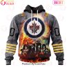 Personalized Abbotsford Canucks Special Design With Northern Lights 3D Hoodie