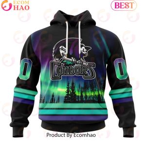 Personalized Bakersfield Condors Special Design With Northern Lights 3D Hoodie