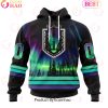 Personalized Hartford Wolf Pack Special Design With Northern Lights 3D Hoodie Personalized Hartford Wolf Pack Special Design With Northern Lights 3D Hoodie