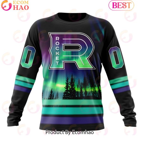 Personalized Laval Rocket Special Design With Northern Lights 3D Hoodie