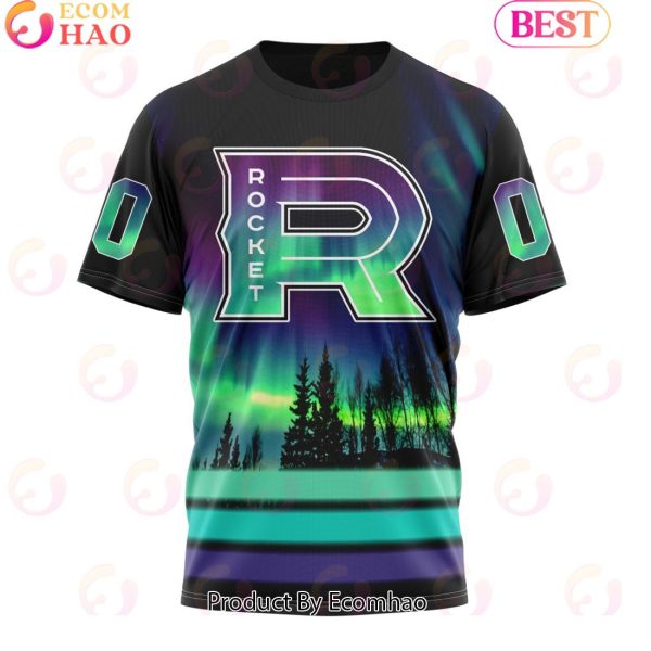 Personalized Laval Rocket Special Design With Northern Lights 3D Hoodie