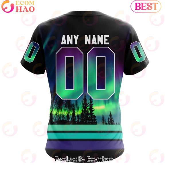 Personalized Springfield Thunderbirds Special Design With Northern Lights 3D Hoodie