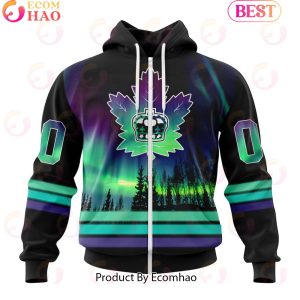 Personalized Toronto Marlies Special Design With Northern Lights 3D Hoodie Personalized Toronto Marlies Special Design With Northern Lights 3D Hoodie