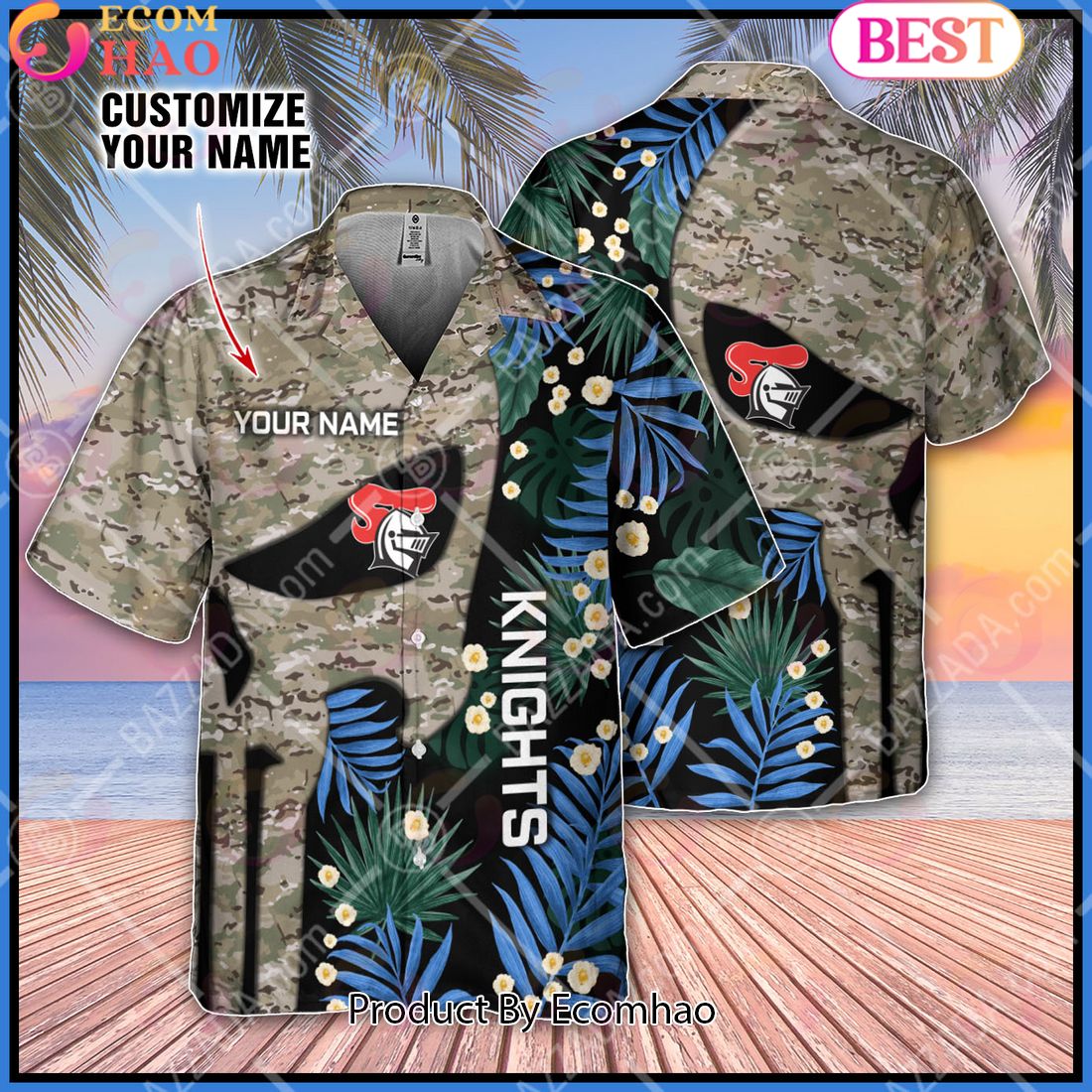 Personalized NRL New Zealand Warriors Punisher Movies Design Hawaiian Shirt