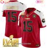 Men’s Chiefs Super Bowl LVIII Patrick Mahomes Black Alternate Football Jersey