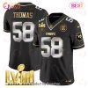 Men’s Kansas City Chiefs Super Bowl LVIII Derrick Thomas Red Gold Limited Football Jersey Men’s Kansas City Chiefs Super Bowl LVIII Derrick Thomas Red Gold Limited Football Jersey