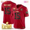 Men’s Kansas City Chiefs Super Bowl LVIII Nick Bolton Red Gold Limited Football Jersey Men’s Kansas City Chiefs Super Bowl LVIII Nick Bolton Red Gold Limited Football Jersey