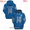 Limited Edition Aidan Hutchinson Detroit Lions Hoodie Jersey Kids