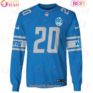 Limited Edition Barry Sanders Detroit Lions Hoodie Jersey